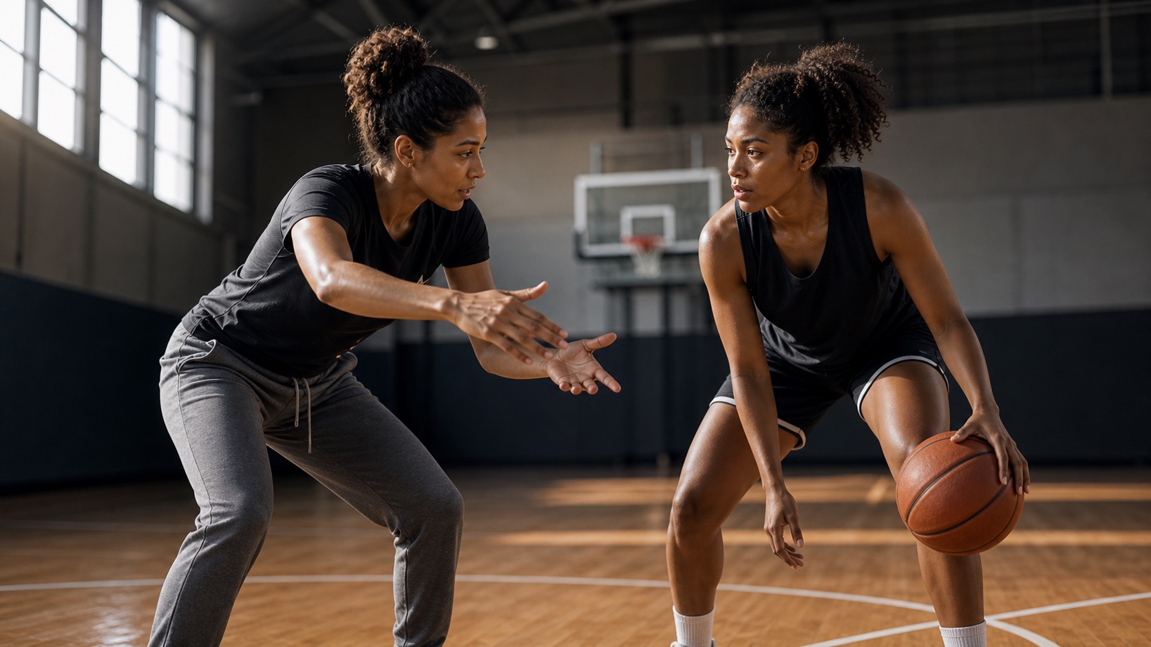 Sportive coachée pendant la phase Diagnostic