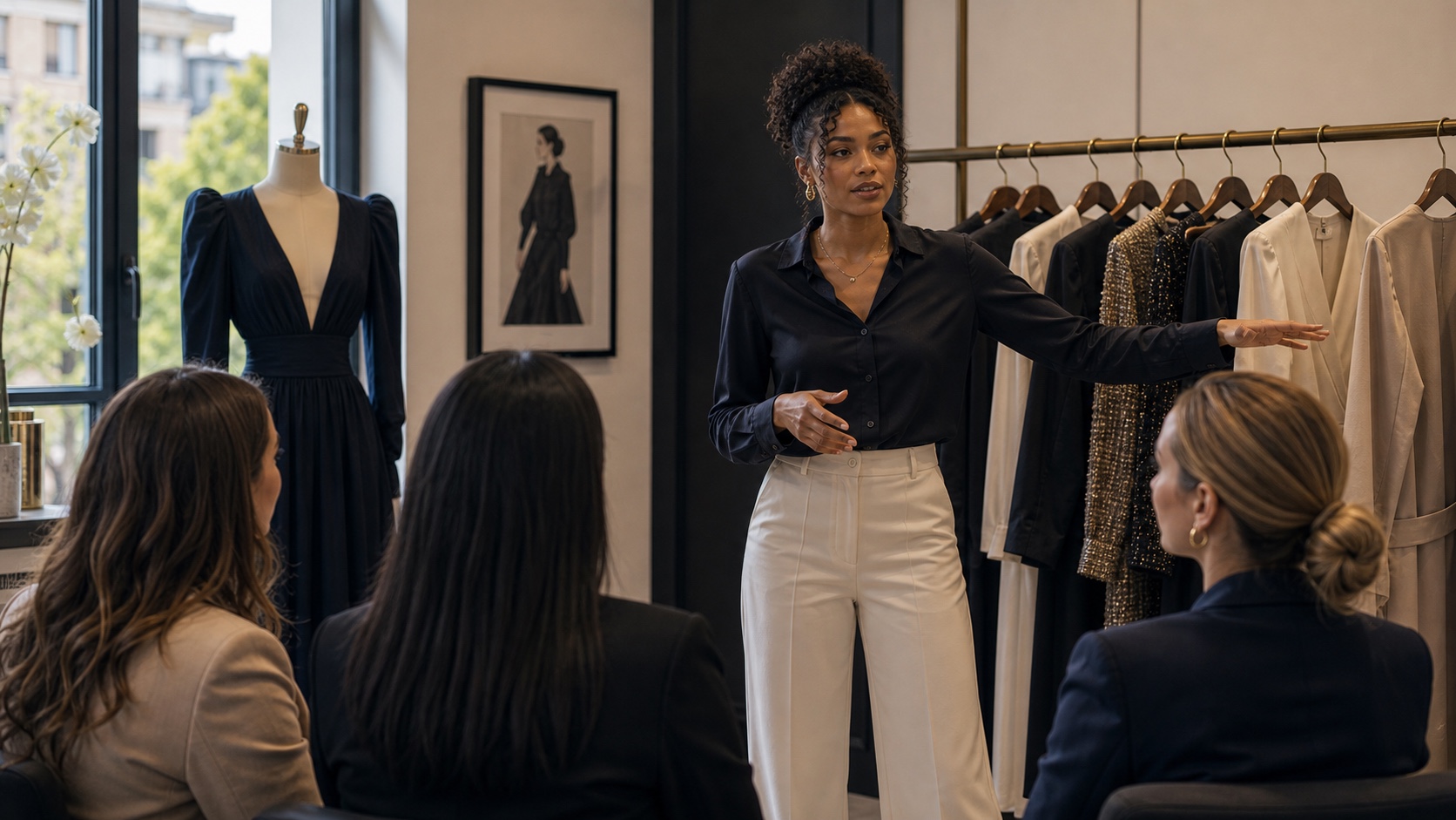 Designer préparant son Bilan de situation Premium