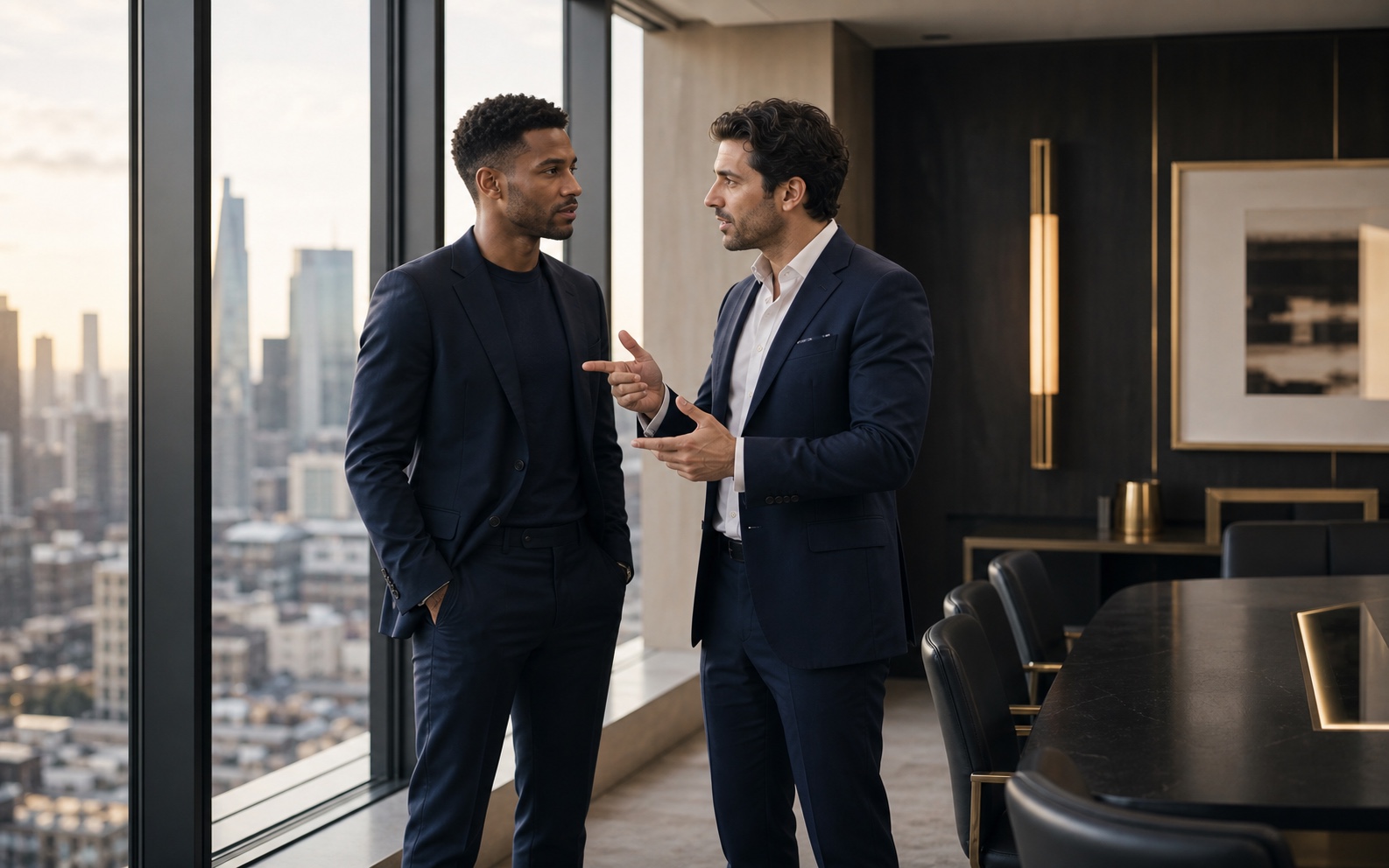 Entrepreneur préparant un Cap 90 business avec un conseiller stratégique