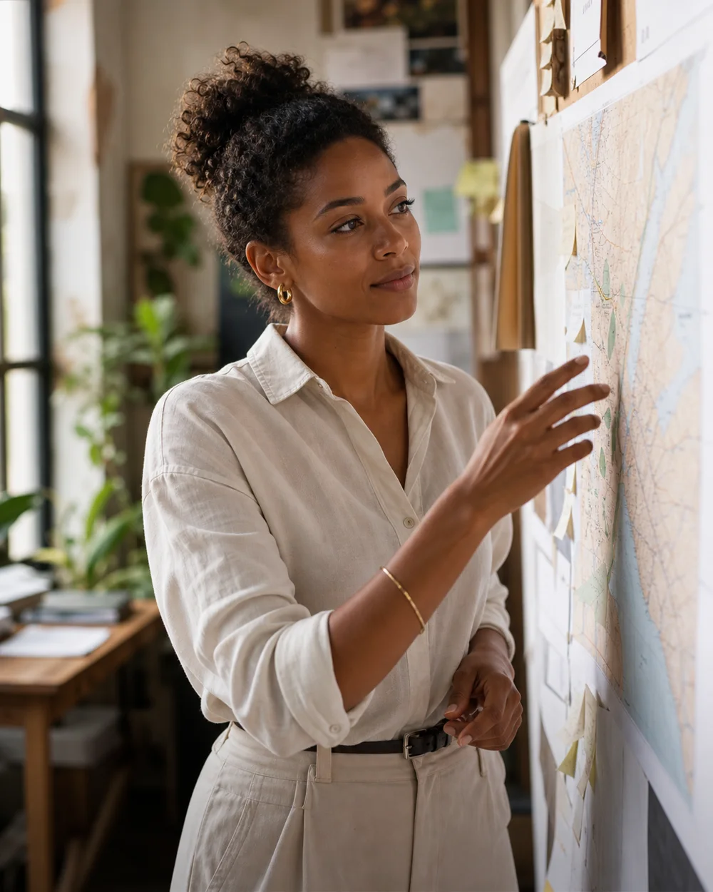 Naïma, entrepreneuse d'impact, structure son projet